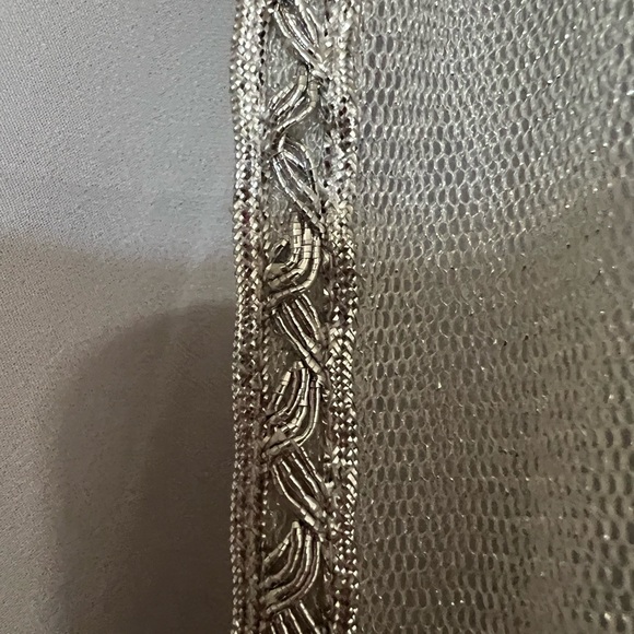 SLNY Silver Layered Wedding Dress - Picture 3 of 13